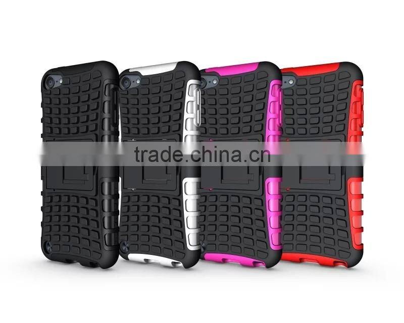 For iPod Touch 6 Armor CASE Heavy Duty Hybrid Rugged Anti-knock Hybird Spider Armor Back Cover For itouch 6 for touch6 armor