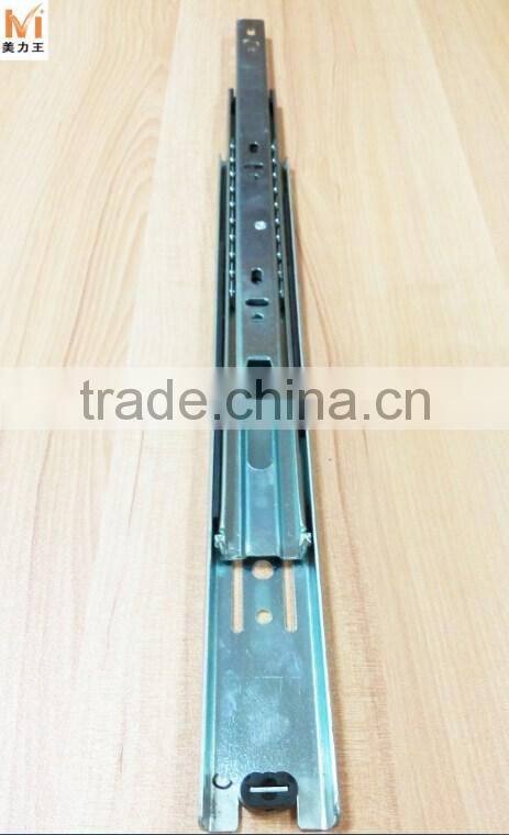 3 Fold 45mm Width Steel Ball Bearing Heavy Duty Drawer Slide