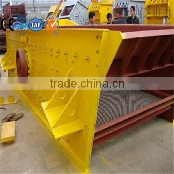 Linear vibrating screen used in separating stone