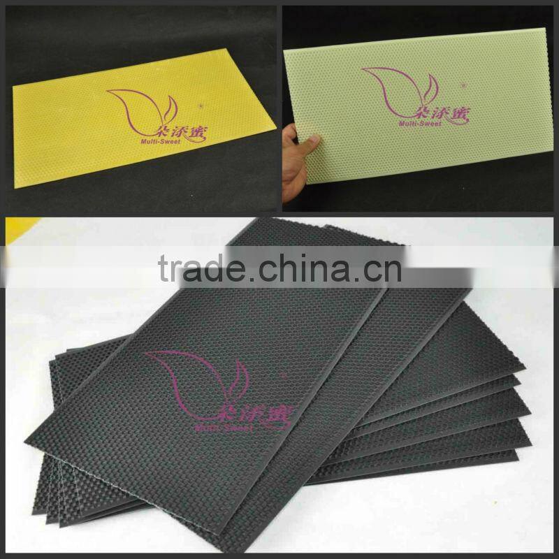 100% natural beeswax foundation sheet