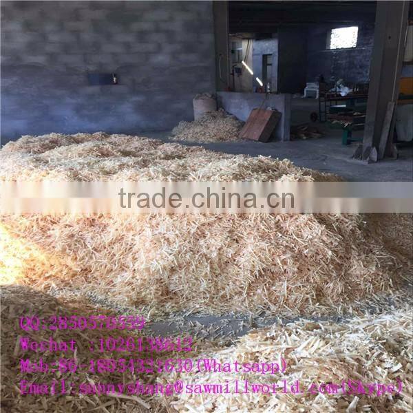 Dura wood shaving machine log shaver mill for horse bedding