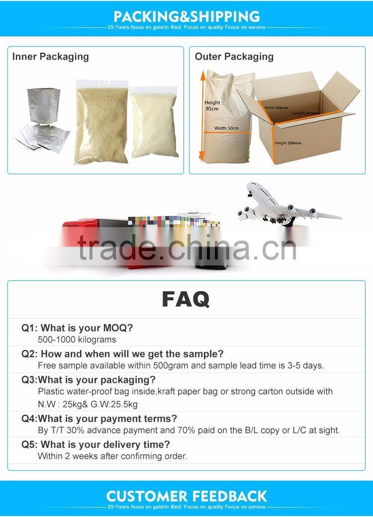 Hrydrolyzed gelatin/collagen protein/pork collagen