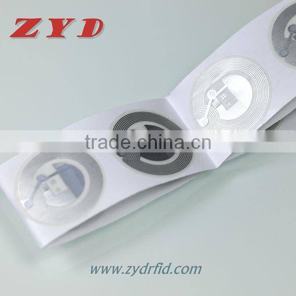 Transparent Ntag213 NFC inlay sticker