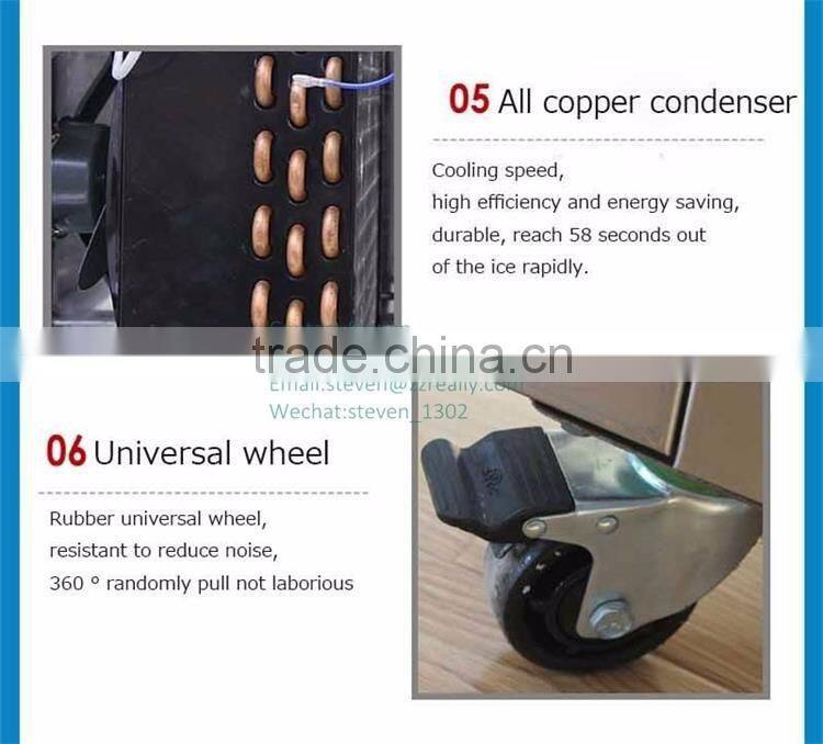 most popular 110V/220V Imported Compressor rolled fried ice cream making