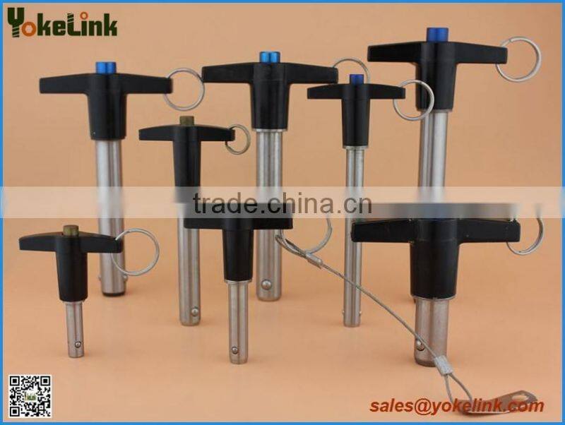 Quick release ball lock pin