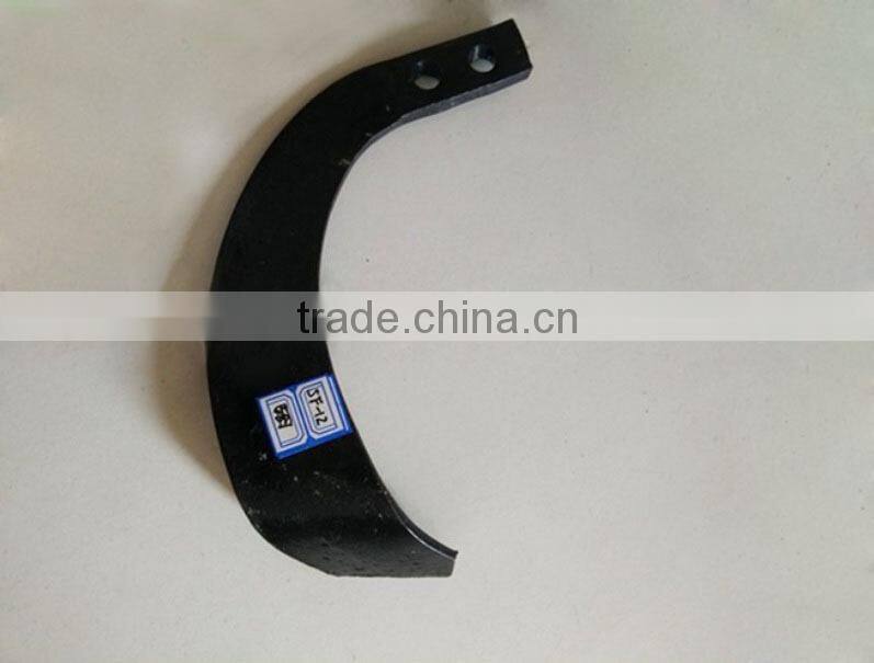 Single hole /double holes long rotary tiller blade and shaft for cultivators