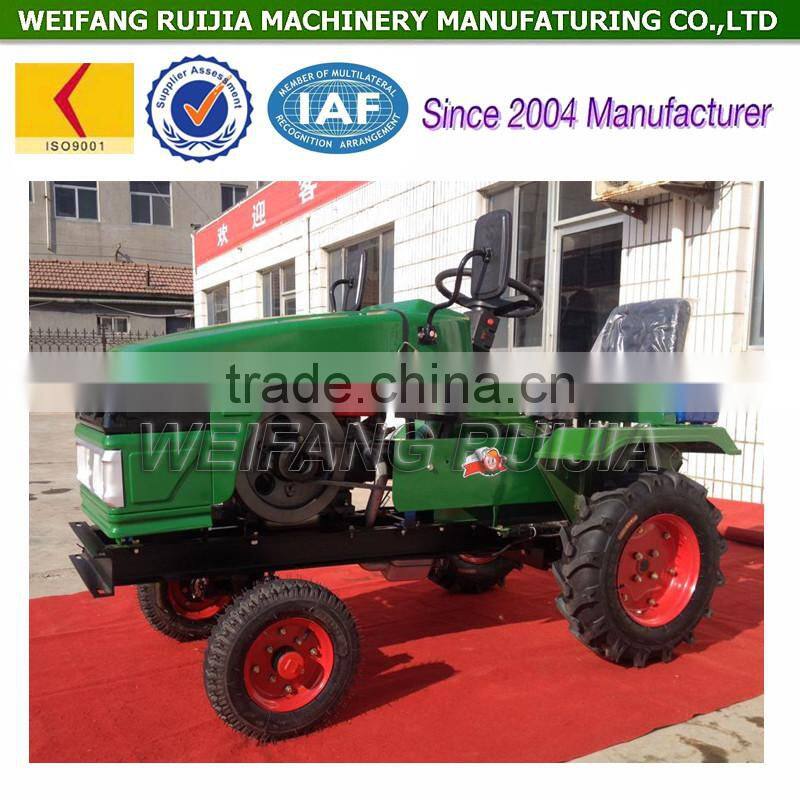 CE / ISO9001 Certificate Walking Tractor Type mini tractors for sale ! Cheap price 12hp and 15hp mini tractor for hot sale !