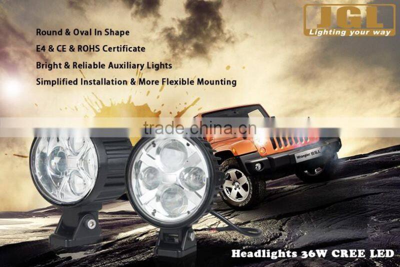 4x4 offroad led work light 36W cree LED spot work light news product on China market