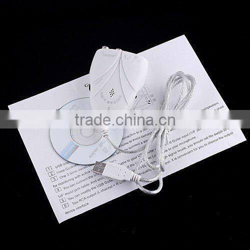 Mini USB Link Cable Guitar to PC/Headphone/Speaker