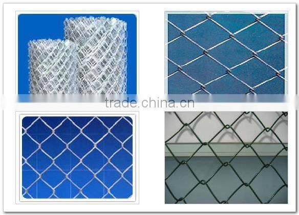 super quality pvc chain link fence(factory)