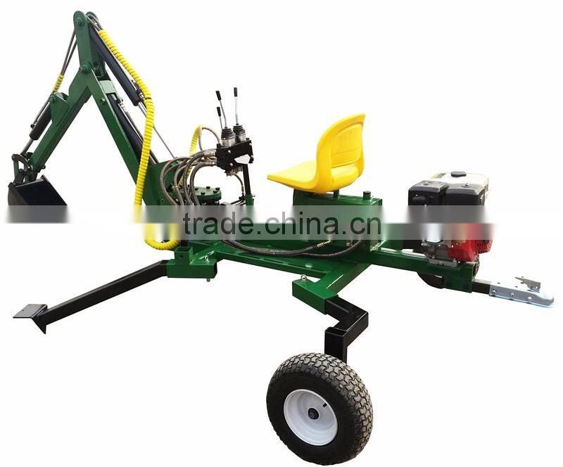 TOW BEHIND ATV BACKHOE WITH QUAD BIKE