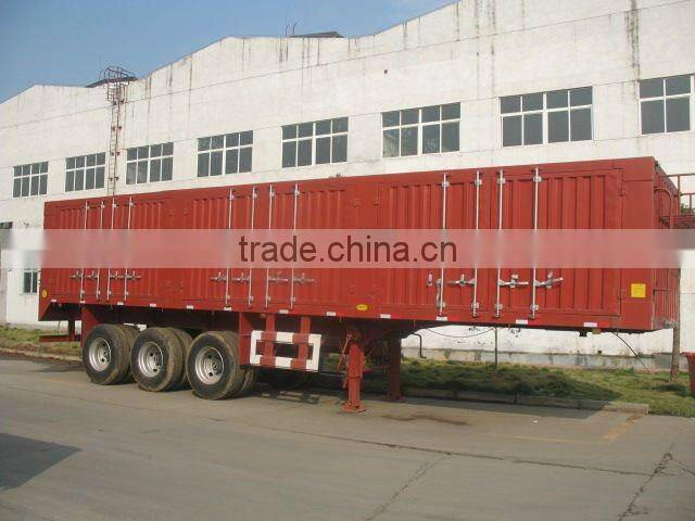 3axles van trailer