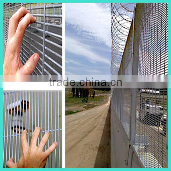 358 high security mesh fence high density welded wire fence panel for prison use