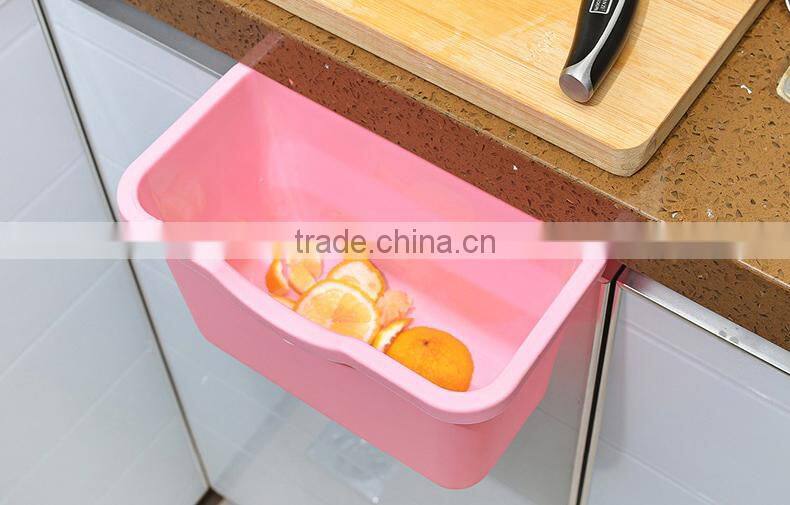 Candy-color suspensible storage box/ rubbish can--blue S)