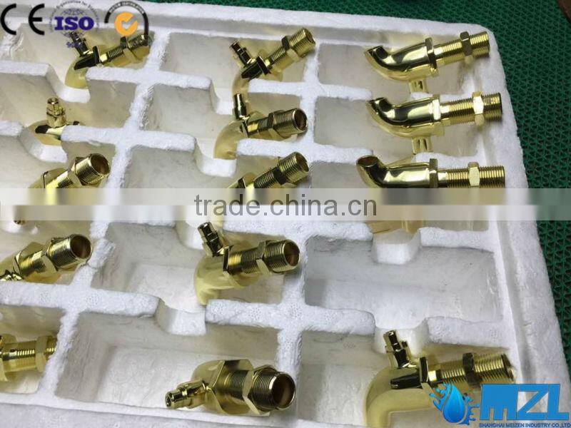 Manufacturer product unique long nose brass tap for drink machine in USA