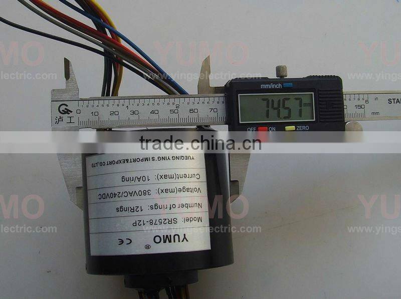 SR2578-12P Through Bore Slip Ring 12rings