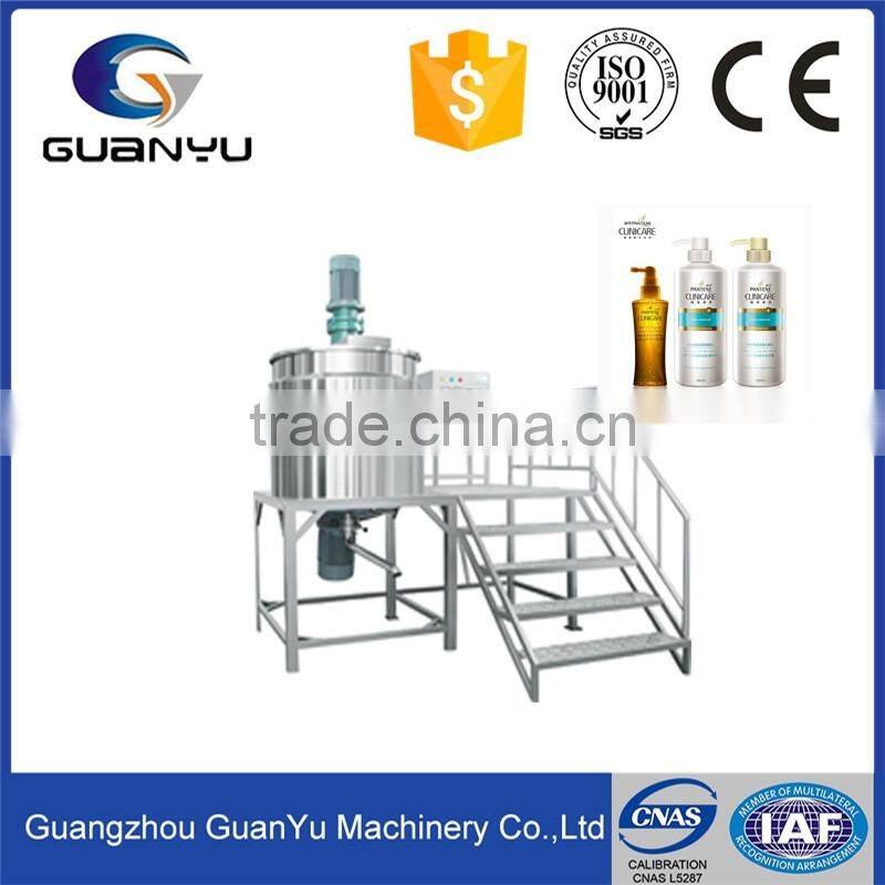 electric heating agitator tank for shampoo and liquid soap mixing and blending