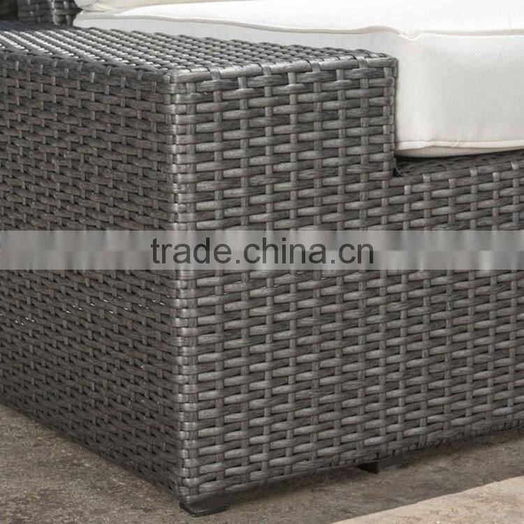 Classical simple design rattan handcraft corner l shaped chinioti sofa set