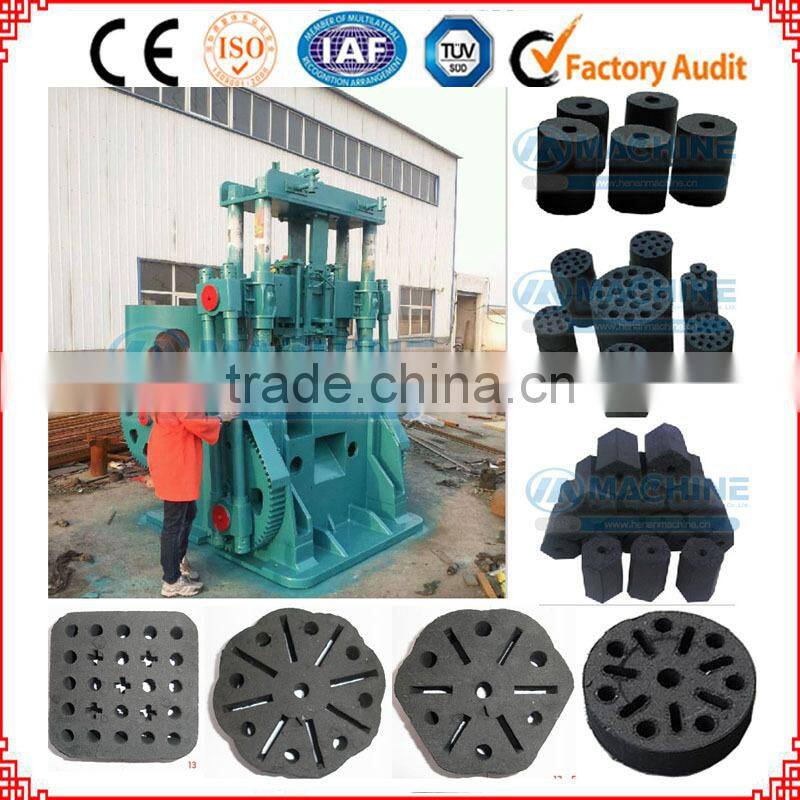 With CE ISO China made honeycomb coal briquette making machine