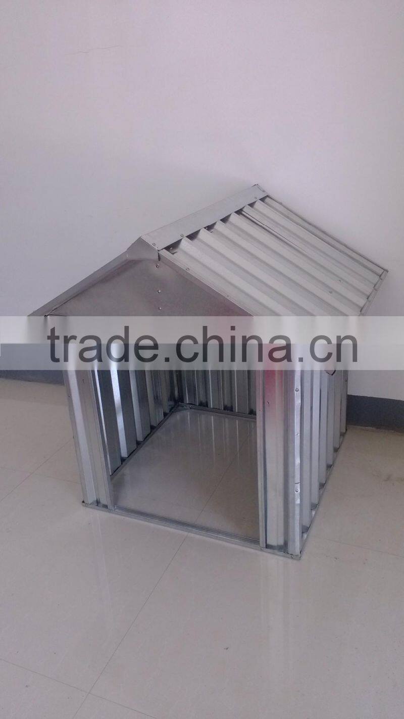 china supplier gabel roof metal dog house