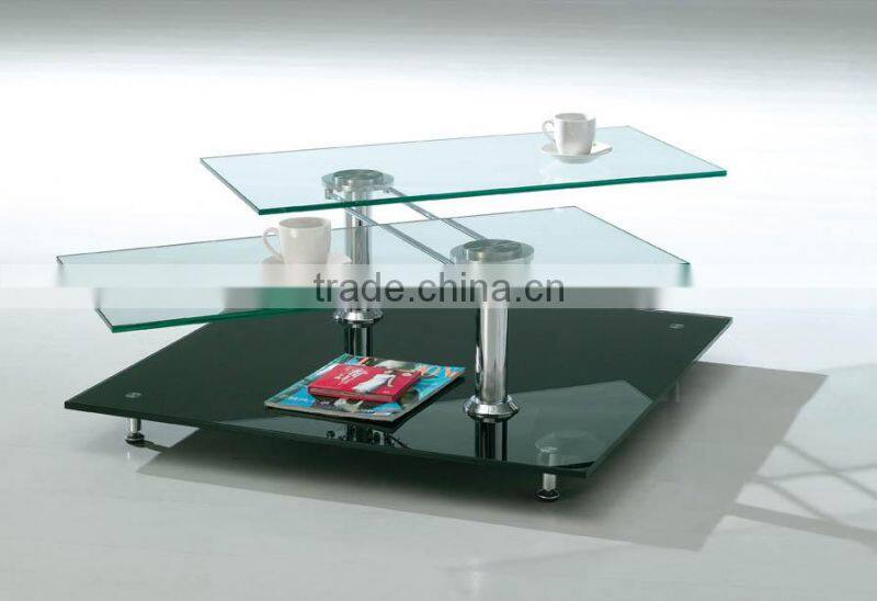 3-12mm Acid Etched Glass Dining Table