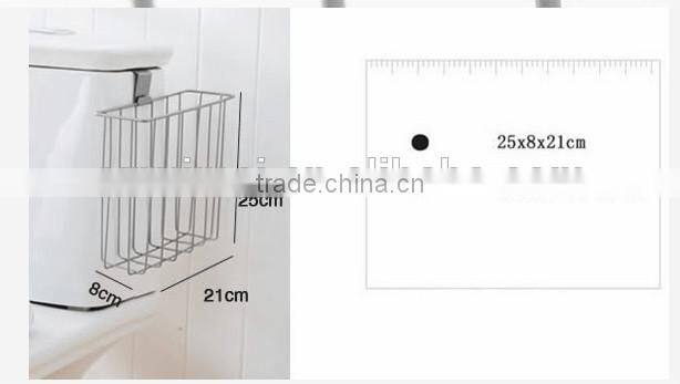 New Toilet Mount Home Decor Magazine Rack Bathroom Shelves