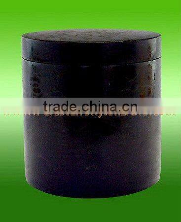POLISHED MARBLE STONE/JET BLACK MARBLE URNS