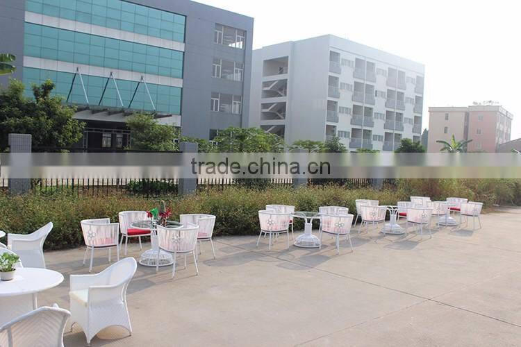 Table and chair PE rattan garden leisure furniture