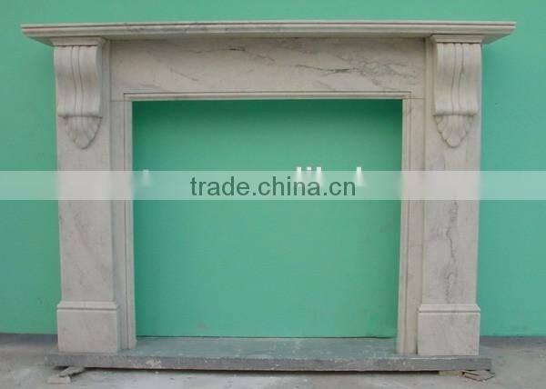 Simple style marble fireplace wholesale