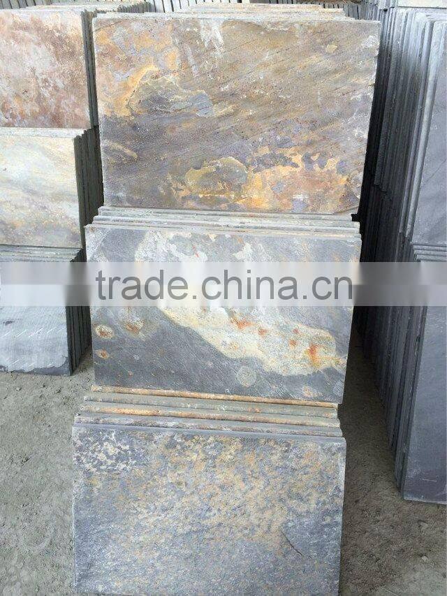 good price Natural rusty slate stone tiles