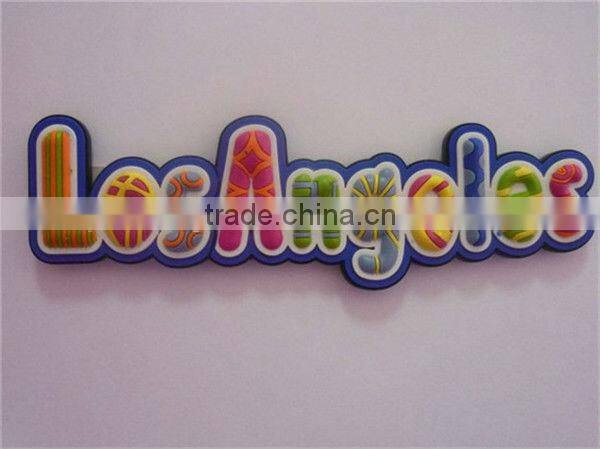PVC promotional cities fridge magnet
