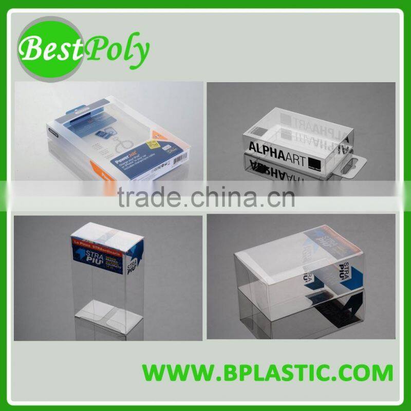 Fine PVC PET plastic folding box witn printing LOGO