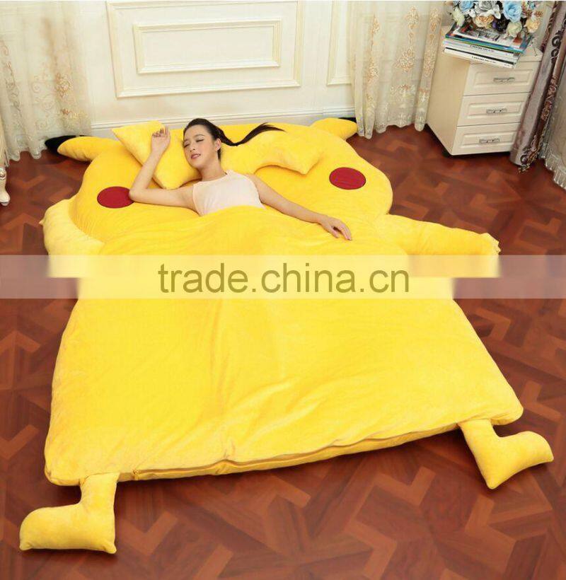 cute animal style Big size floor bed sofa