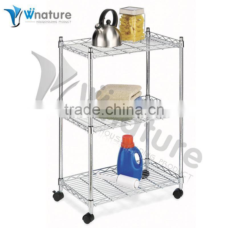 Consort 3 Drawer kitchen Storage Trolley bathroom shelves for bathroom from shenzhen to wordwhile