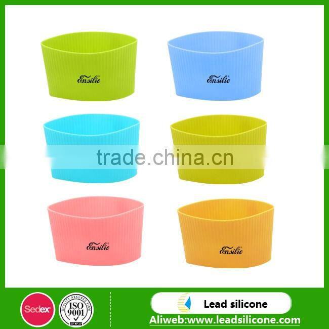 Silicone Cup With Cup Sleeve High Temperature Resistent Silicone Cup Sleeve
