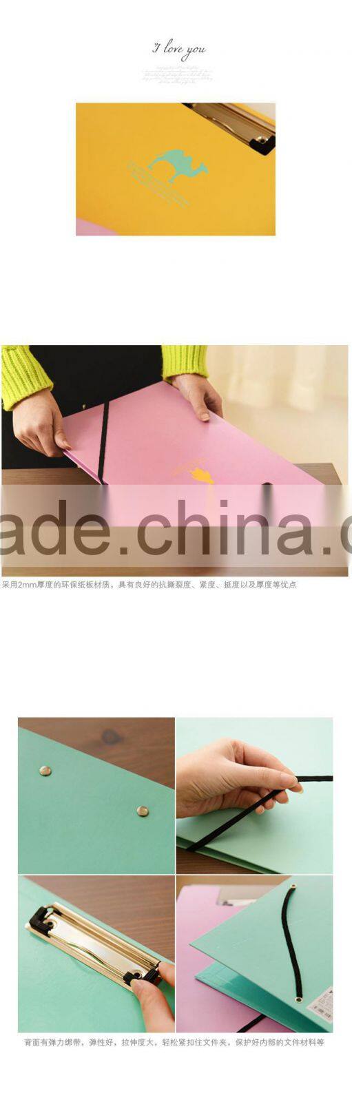 WJ026 A4 office use logo items print custom File Folder wholesale