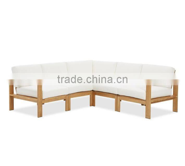 2016 Italian Style Wooden Garden Furniture Wooden Sofa Set Living Room Sofas