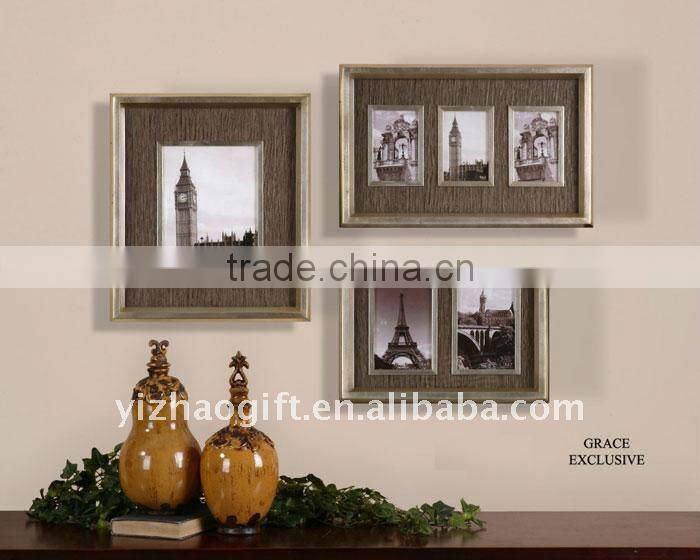 hot selling wooden special wall hanging photo frames