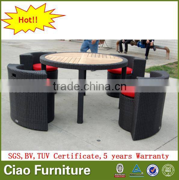 outdoor furniture garden coffee shop table chair modern dining set
