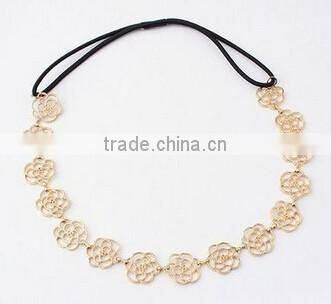 Hot sale Korean rose hair band,Girls wedding hair accessories