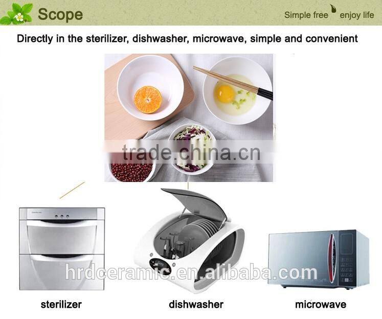 450ml cheap custom printed ceramic soup bowl , color porcelain deep round bowl