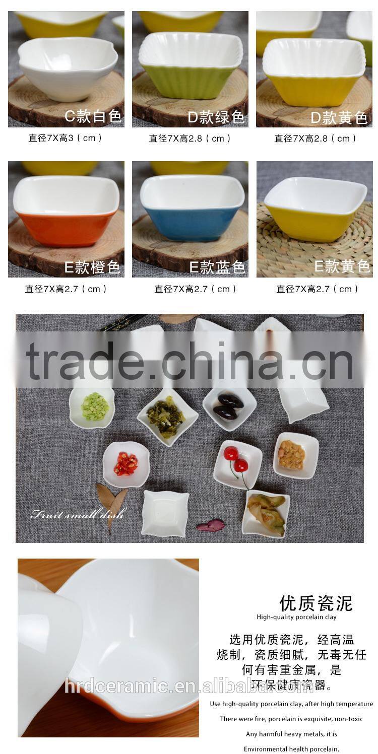 High quality soup bowls Stocked bakeware white ceramic popcorn bowl