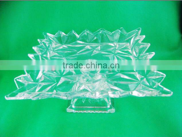 Glass fruit plate /glass plate/glassware