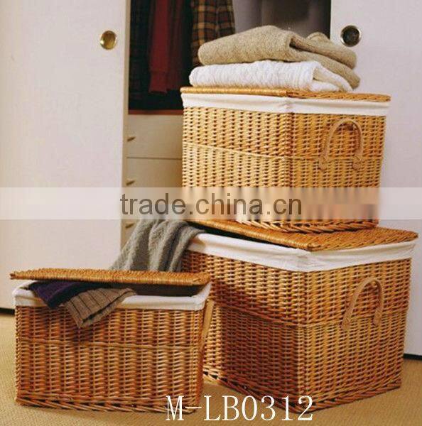 7pcs set wicker laundry basket & Rattan laundry basket & wicker storage basket for bathroom