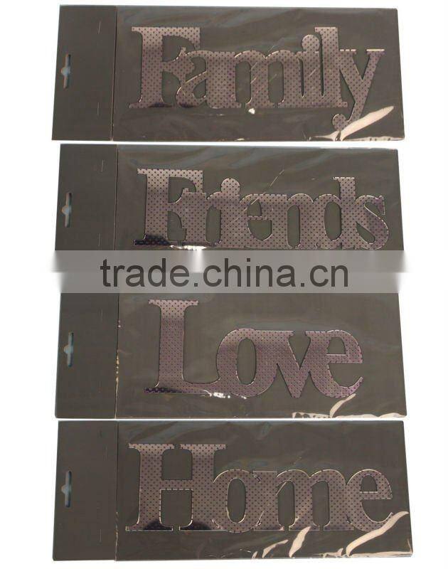 glitter mirror sticker christmas tree