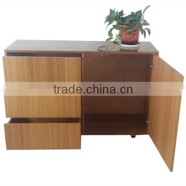 Solid bamboo furniture sideboard storage cabinet