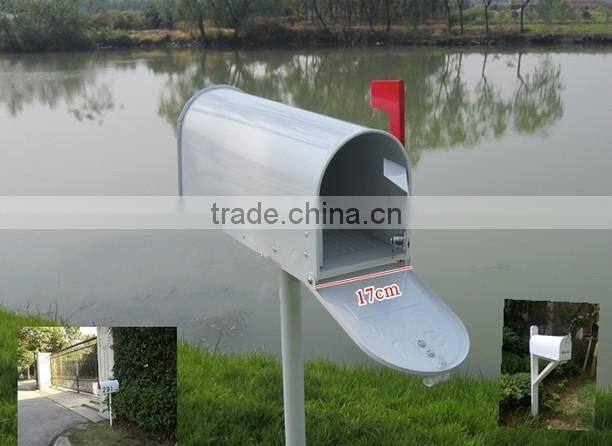 New Modern American style stainless steel mailbox iron plate mailbox