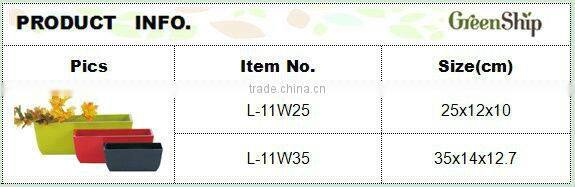 Square Garden Flower Planter wholesale/lightweight/strudy and durable/eco-friendly