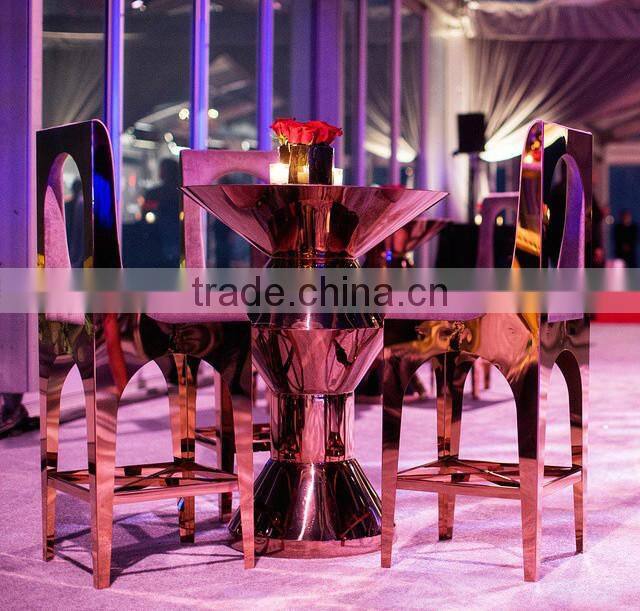 BC901 red fabric metal bar stool and high chair