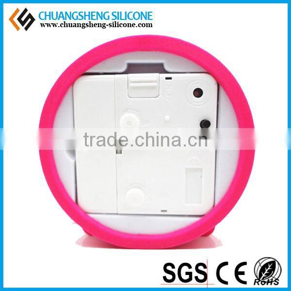 Round shape smart cute table clock